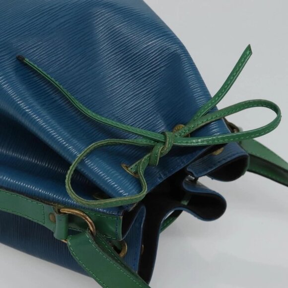 LOUIS VUITTON Epi Noe Shoulder Bag Bicolor Green Blue M44044 LV Auth BD1771 - Picture 13 of 16